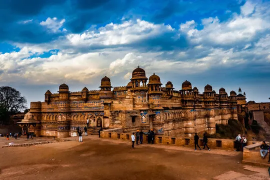 Gwalior Fort by night